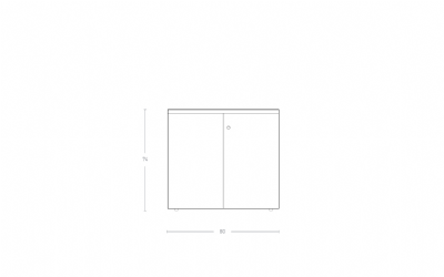 Dimensoes do produto armrio ha 80 x 74 x 50